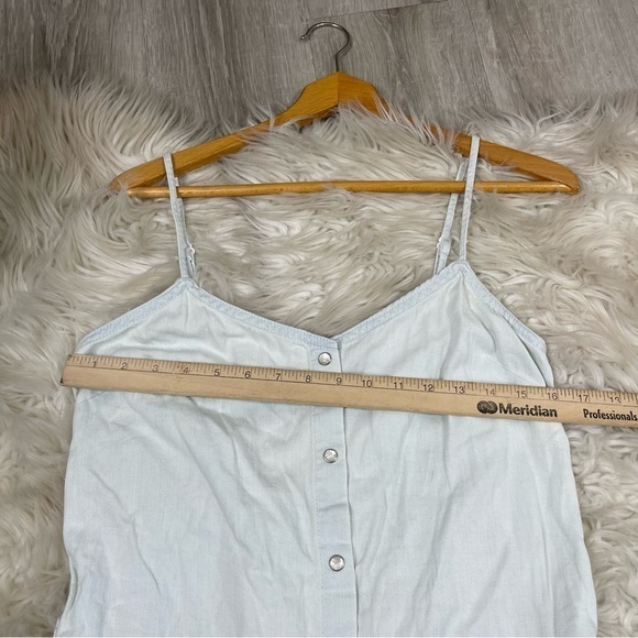 Wilfred Free Aritzia Chambray Pearl Button‎ Up Dress - Picture 10 of 10